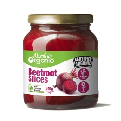 Organic Beetroot Slices 340g 