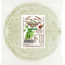 Organic Quinoa Spelt Flour Spinach Wraps 220g