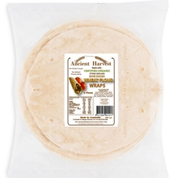 Organic Sourdough Wheat Flour Wraps 220g