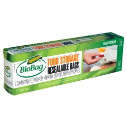 Resealable Food Storage Bags - 20 Bags