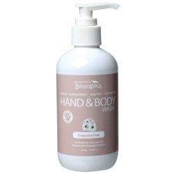Hand & Body Wash - Frag Free 250ml