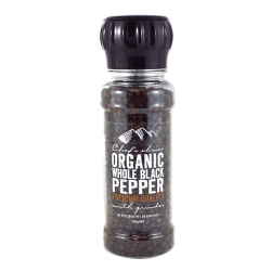 Organic Black Pepper - Grinder 100g