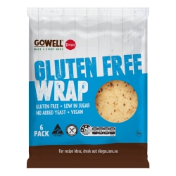 GoWell Gluten Free Wrap 6pk 360g