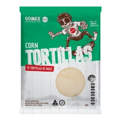 GoMex White Corn Tortillas 10pk 280g