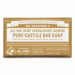 Castile Soap Bar - Sandalwood Jasmine 140g