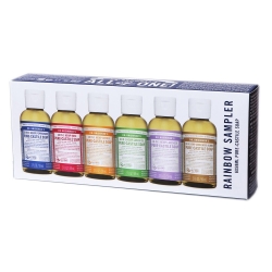 Castile Soap Liquid - Rainbow Sampler 6 x 59ml