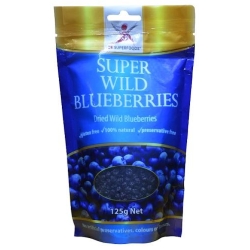 Dried Super Wild Blueberries 125g