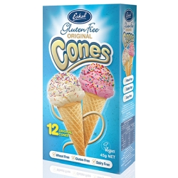 Ice Cream Original Cones 45g 12pk