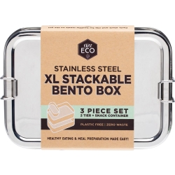 Stainless Steel Stackable XL Bento Snack Box