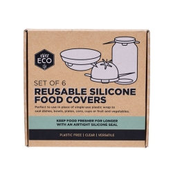 Reusable Silicone Food Covers 6pk