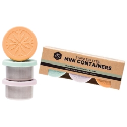 Stainless Steel Mini Containers - Spring Pastels 3pk