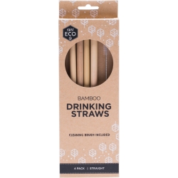 Bamboo Straws 4pk