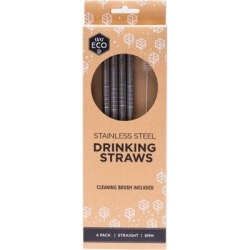 Stainless Steel Straws - Straight 4pk