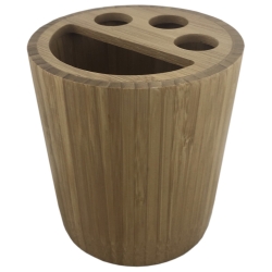Bamboo Toothbrush Holder