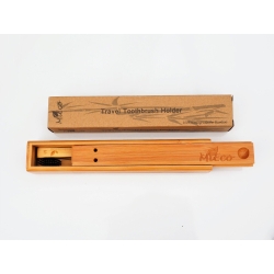 Bamboo Travel Toothbrush Holder
