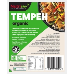 Tempeh - Certified Organic 300g 