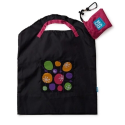 Shopping Bag Small - Black Retro