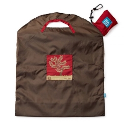 Shopping Bag Small - Olive Red Tree