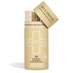 Organic Adhesive Bandages 25 pk - Natural