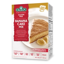 Cake Mix - Banana with Caramel Icing 525g