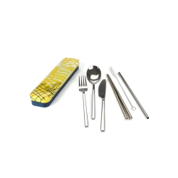 Stainless Steel Cutlery Set - Abstract