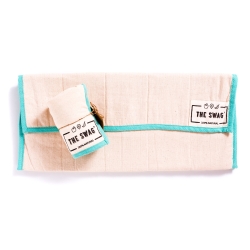 Fruit & Veg Bag - Long - Aqua Trim