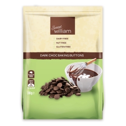 Dark Chocolate Baking Buttons 300g 