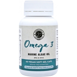 Omega 3 Marine Algae Oil Soft Gel 60 Caps