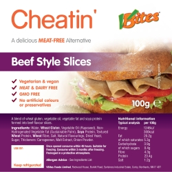 Cheatin Beef-style Slices 100g